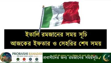ইতালিতে রমজানের সময়সূচী