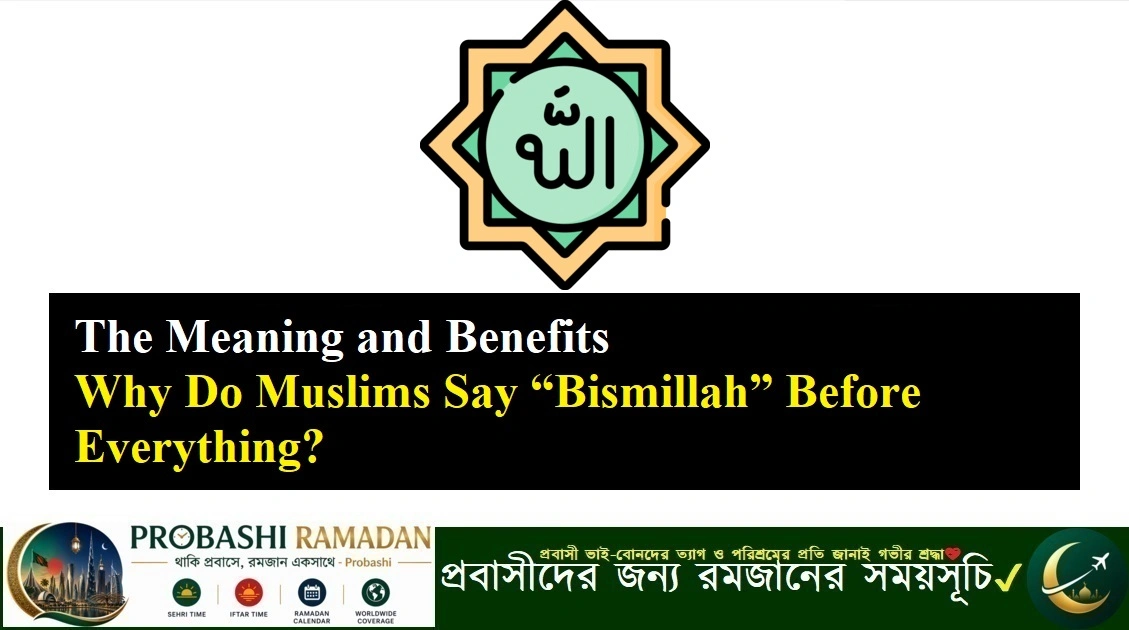 Why Do Muslims Say “Bismillah” Before Everything
